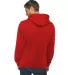Lane Seven Apparel LS14001 Unisex Premium Pullover in Red back view