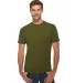 Lane Seven Apparel LS15000 Unisex Deluxe T-shirt in Army green front view