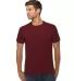 Lane Seven Apparel LS15000 Unisex Deluxe T-shirt in Burgundy front view