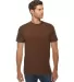 Lane Seven Apparel LS15000 Unisex Deluxe T-shirt in Chestnut front view