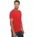 Lane Seven Apparel LS15000 Unisex Deluxe T-shirt in Red side view