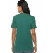 Lane Seven Apparel LS15000 Unisex Deluxe T-shirt in Teal back view