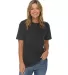 Lane Seven Apparel LST002 Unisex Vintage T-Shirt in Black front view
