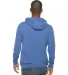 Lane Seven Apparel LS13001 Unisex French Terry Pul HEATHER ROYAL back view