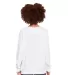 Lane Seven Apparel LS13004 Unisex French Terry Cre WHITE back view
