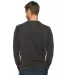 Lane Seven Apparel LS13004 Unisex French Terry Cre HEATHER CHARCOAL back view