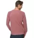 Lane Seven Apparel LS13004 Unisex French Terry Cre MAUVE back view