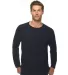 Lane Seven Apparel LS13004 Unisex French Terry Cre NAVY front view