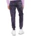 Lane Seven Apparel LST009 Unisex Vintage Jogger Pa in Cloud black back view
