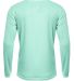 A4 Apparel N3425 Men's Sprint Long Sleeve T-Shirt in Pastel mint back view