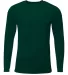 A4 Apparel N3425 Men's Sprint Long Sleeve T-Shirt FOREST front view