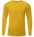 A4 Apparel N3425 Men's Sprint Long Sleeve T-Shirt GOLD front view