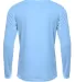 A4 Apparel N3425 Men's Sprint Long Sleeve T-Shirt LIGHT BLUE back view