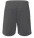 A4 Apparel N5384 Adult 7 Mesh Short With Pockets GRAPHITE back view