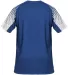 Badger Sportswear 2210 Youth Lineup T-Shirt in Royal back view