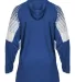 Badger Sportswear 2211 Youth Lineup Hooded Long Sl in Royal back view