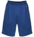 Badger Sportswear 2212 Youth Lineup Shorts Royal front view