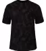 Badger Sportswear 2975 Youth Tie-Dyed Tri-Blend T- Black Tie-Dye front view