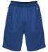 Badger Sportswear 4212 Lineup Shorts in Royal front view