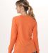 Boxercraft BW3166 Women's Solid Preppy Patch Long  in Mandarin back view