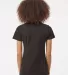 Tultex 0216 / Misses Fine Jersey Tee with a Tear-A Black back view