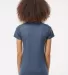 Tultex 0216 / Misses Fine Jersey Tee with a Tear-A Heather Denim back view