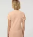 Tultex 0216 / Misses Fine Jersey Tee with a Tear-A Peach back view