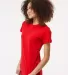 Tultex 0216 / Misses Fine Jersey Tee with a Tear-A Red side view