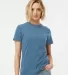Tultex 0216 / Misses Fine Jersey Tee with a Tear-A Slate front view