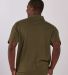 Boxercraft BM2301 Pique Polo in Olive back view