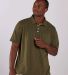 Boxercraft BM2301 Pique Polo in Olive front view