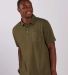 Boxercraft BM2301 Pique Polo in Olive side view