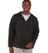 Boxercraft BM5301 Baja Pullover in Black charcoal heather front view