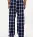 Boxercraft BM6624 Harley Flannel Pants in Navy/ silver