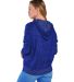 Boxercraft BW1501 Women's Cuddle Fleece Hooded Pul in Navy heather back view