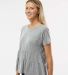 Boxercraft BW2401 Women's Willow T-Shirt in Oxford heather side view