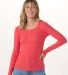 Boxercraft BW2402 Women's Harper Long Sleeve Henle in Paradise front view