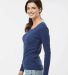 Boxercraft BW2402 Women's Harper Long Sleeve Henle in Navy