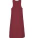 Boxercraft BW4101 Women's Coastal Cover Up in Garnet back view