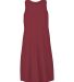 Boxercraft BW4101 Women's Coastal Cover Up in Garnet front view