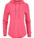 Boxercraft BW5301 Women's Dream Fleece Hooded Pull in Paradise heather front view