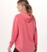 Boxercraft BW5301 Women's Dream Fleece Hooded Pull in Paradise heather back view