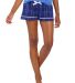 Boxercraft BW6501 Women's Flannel Shorts in Navy field day plaid front view