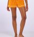 Boxercraft BW6501 Women's Flannel Shorts in Orange field day plaid front view