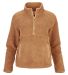 Boxercraft BW8501 Women's Everest Half Zip Pullove in Camel front view