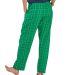 Boxercraft BW6620 Women's Haley Flannel Pants in Kelly field day plaid back view