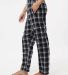 Boxercraft BW6620 Women's Haley Flannel Pants in Heritage black plaid side view