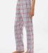 Boxercraft BW6620 Women's Haley Flannel Pants in Oxford red tomboy plaid side view