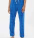 Boxercraft BW6620 Women's Haley Flannel Pants in Royal field day plaid front view