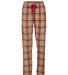 Boxercraft BW6620 Women's Haley Flannel Pants in Reindeer plaid front view